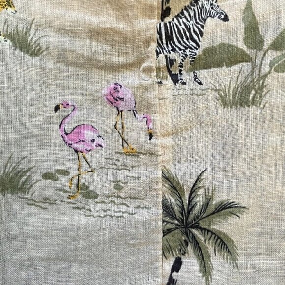 NWT Sleeveless Camisole Linen Blend Safari Design Button Front Women S Old Navy - Picture 8 of 13